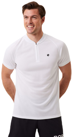 Теннисное поло Bjorn Borg Ace Performance Zip Polo - brilliant white