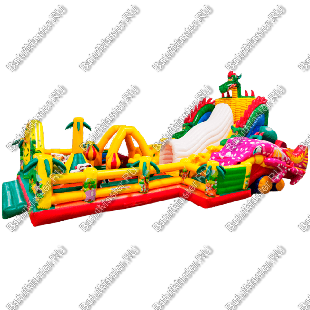 Батут "Пленительная Саванна",10x10x7 м