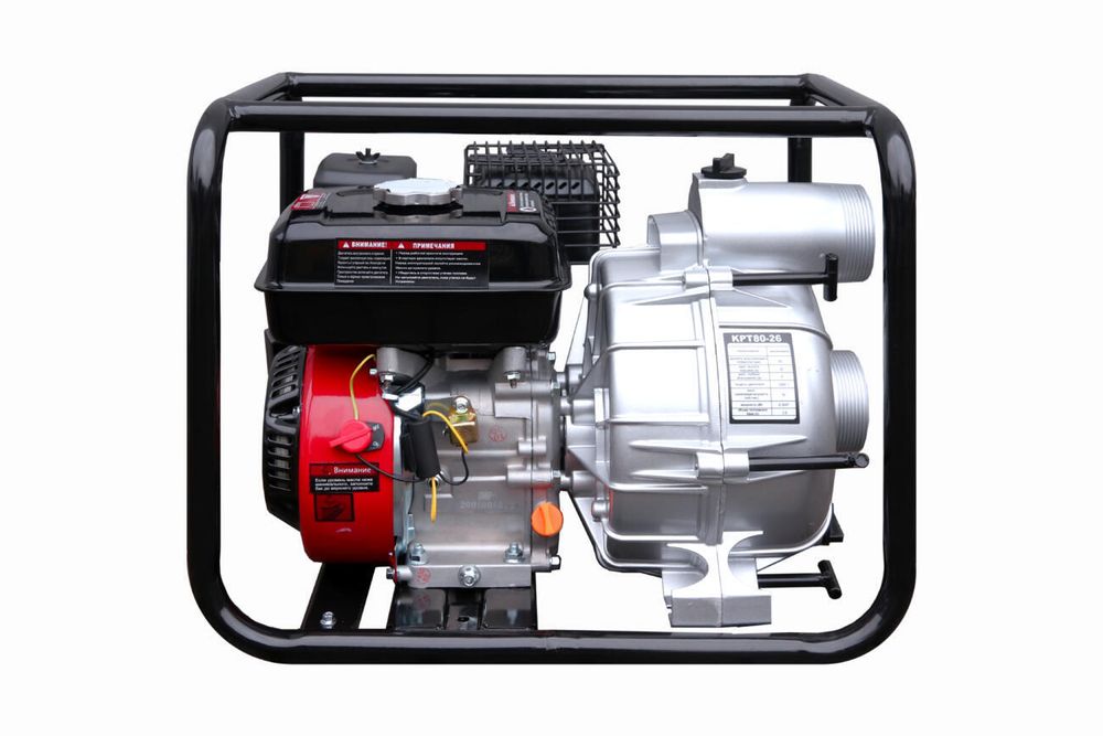 Мотопомпа бензиновая KOMAN KPT80-26 - для грязной воды [80 мм | 78 м³/ч | 1300 л/мин]