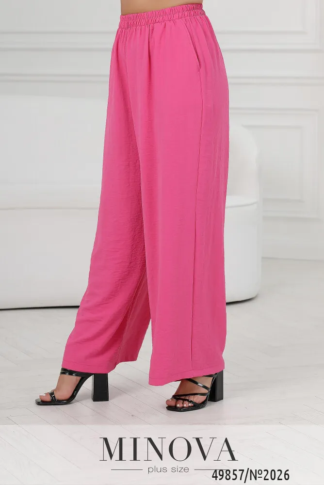 Брюки 2026-малиновый Minova