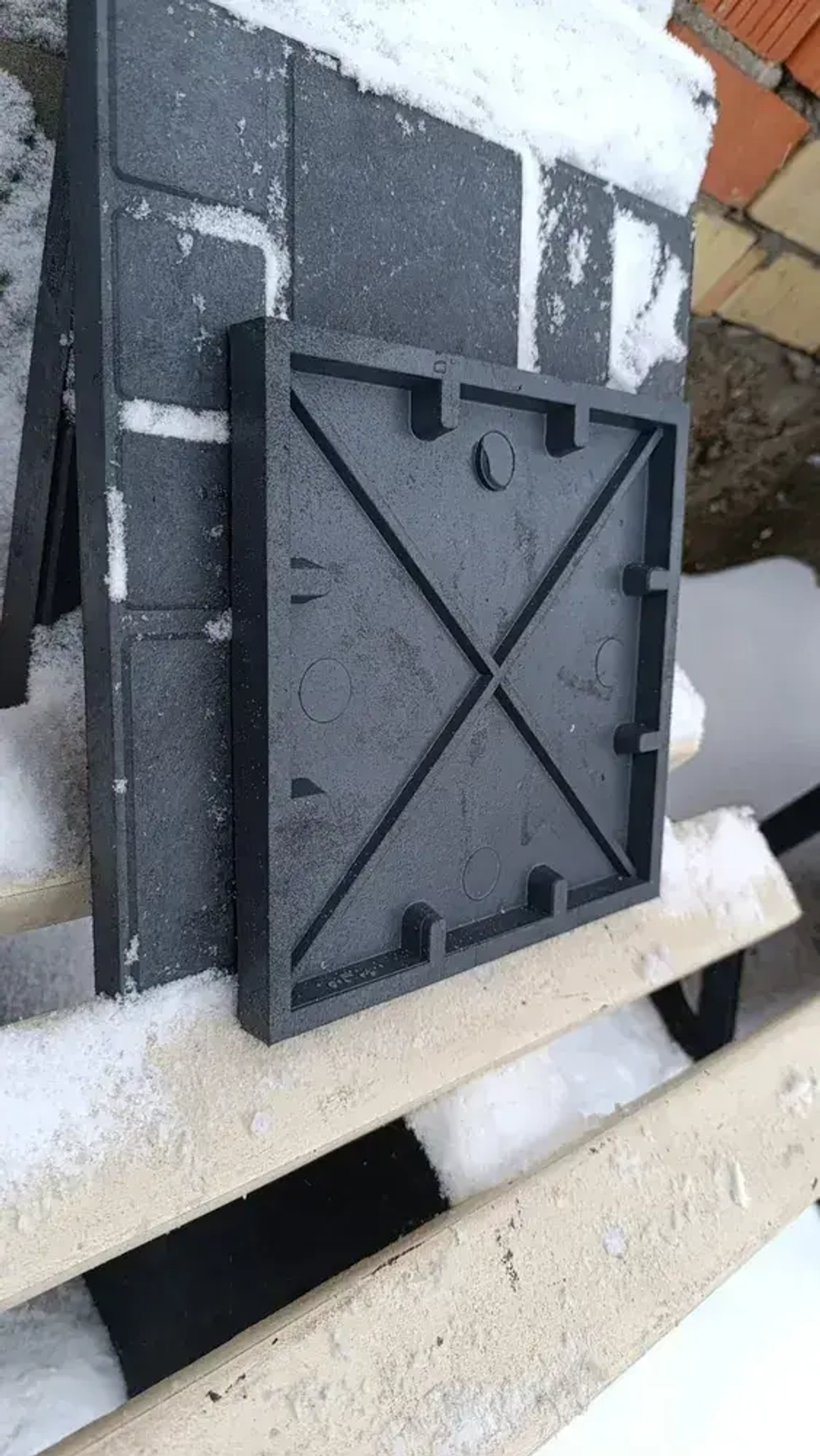 Плитка тротуарная полимерпесчаная 250х250х20 мм, 8 шт