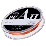 Шнур Gosen Tiny PE AJI 150м Orange D-0.4(10lb) 4,5кг
