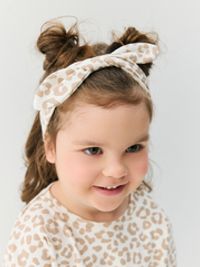 Повязка-солоха "Бежевый леопард" 0+