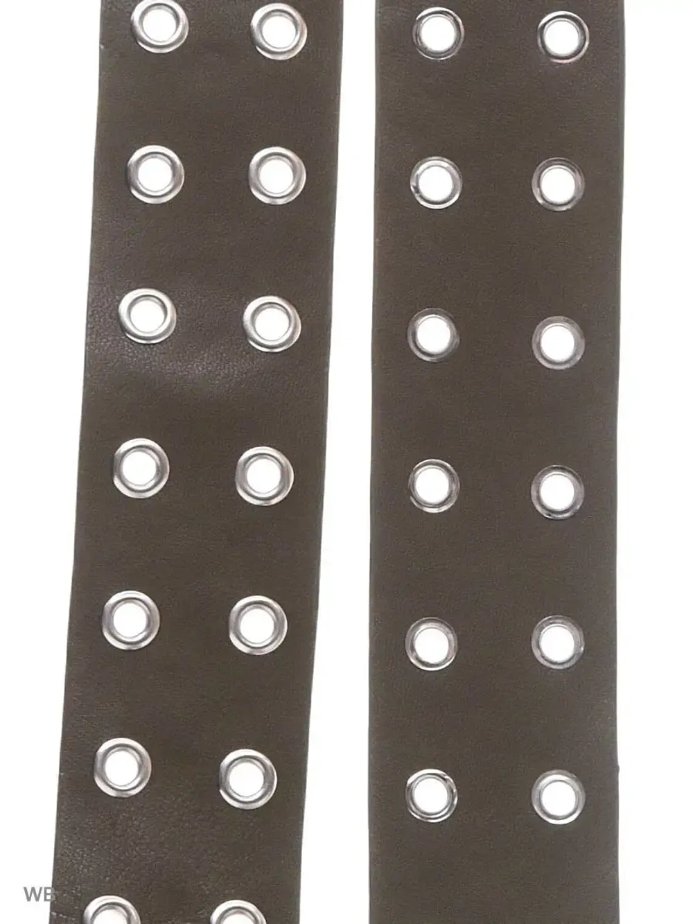 Ремень женский с двумя рядами люверсов