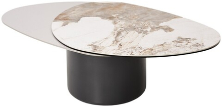 Стол М-City DISAUR Кофейный Никлас (Niklas) Pandora керамика на стекле, МДФ, темно-серый МДФ каркас