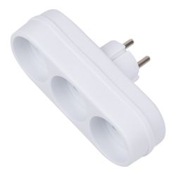 S-ES3-16O WHITE Разветвитель сетевой. б-з. 3 гнезда. 16А. 3500Вт. Белый. ТМ Uniel