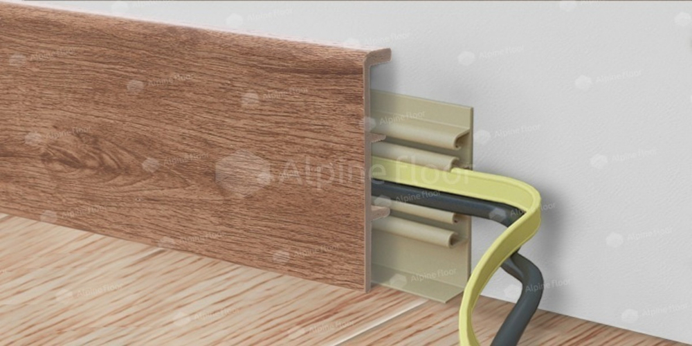 Плинтус Alpine Floor Rico Concept 80 RC 80208 Кедр Бурбон