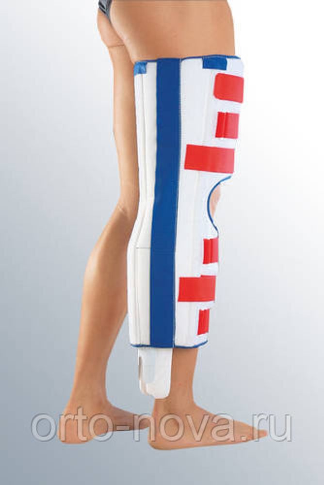 Ортез коленный иммобилизирующий с поддержкой голени medi PTS - 55 см, размер универсальный