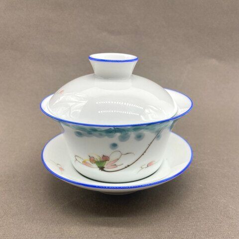 Гайвань с лотосом, фарфор, 160мл