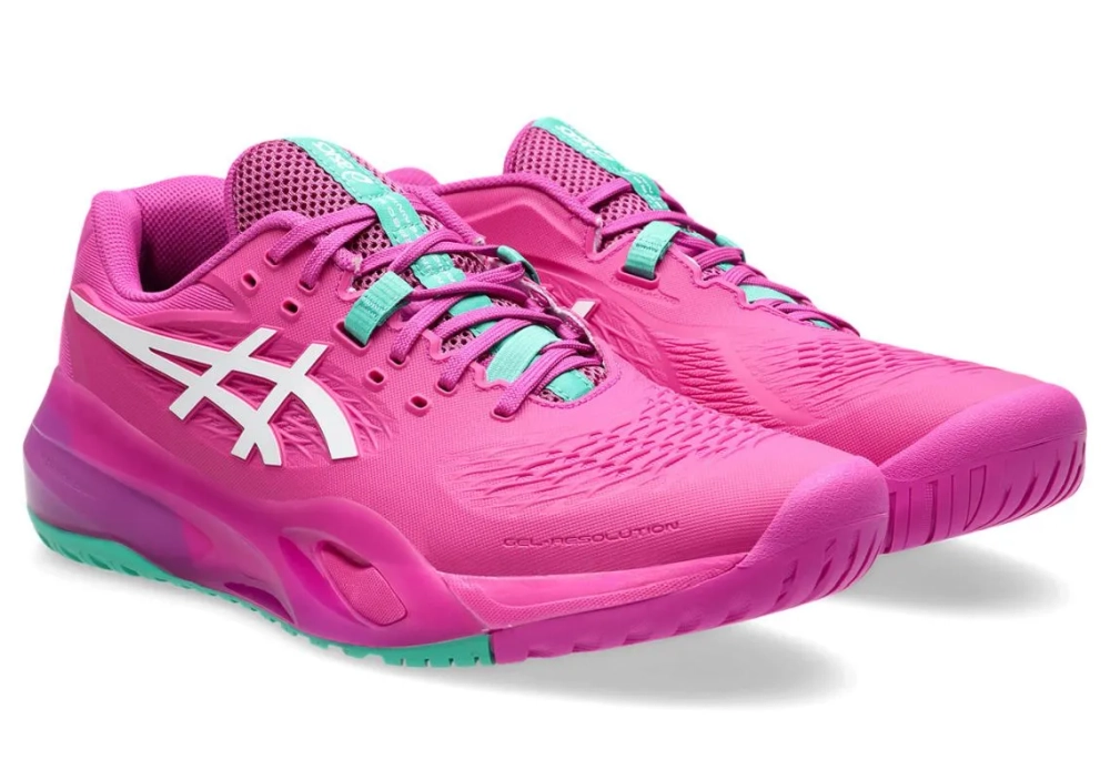 Мужские кроссовки теннисные Asics Gel-Resolution X - digital sakura/white