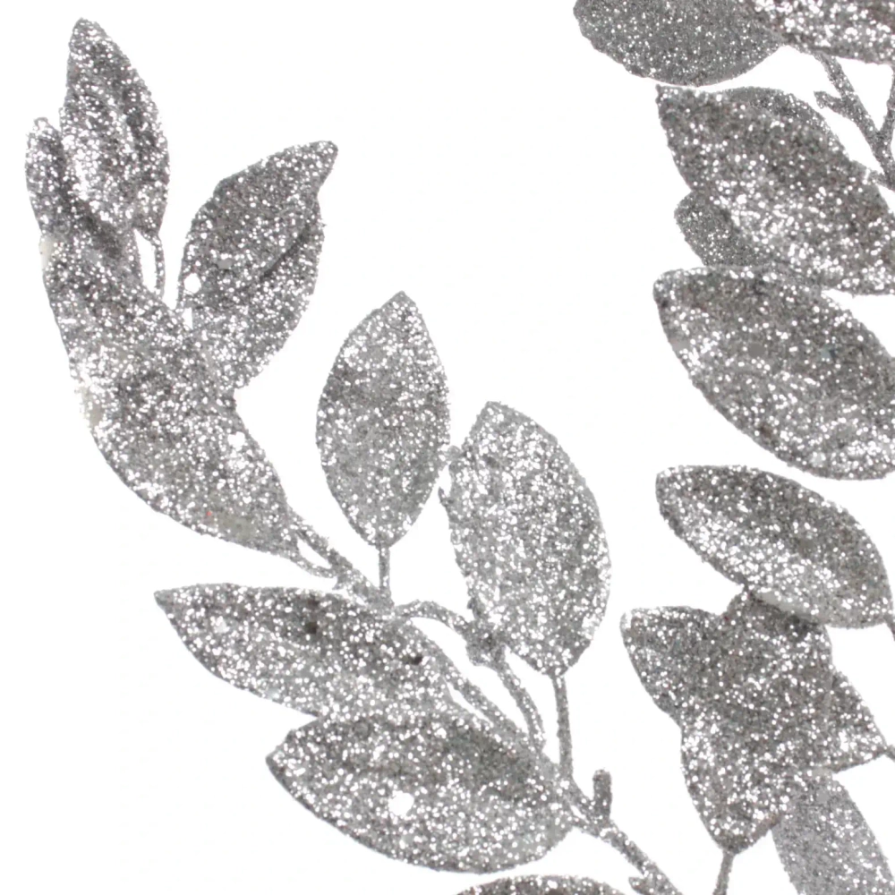 Ветка декоративная «Изящный вензель» 82 см, Серебро