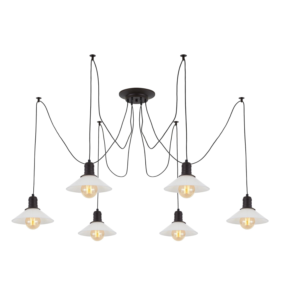 Citilux Эдисон CL451062 Люстра паук Венге