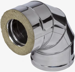 Сэндвич отвод 120х20 нерж. AISI 430-0.5/430