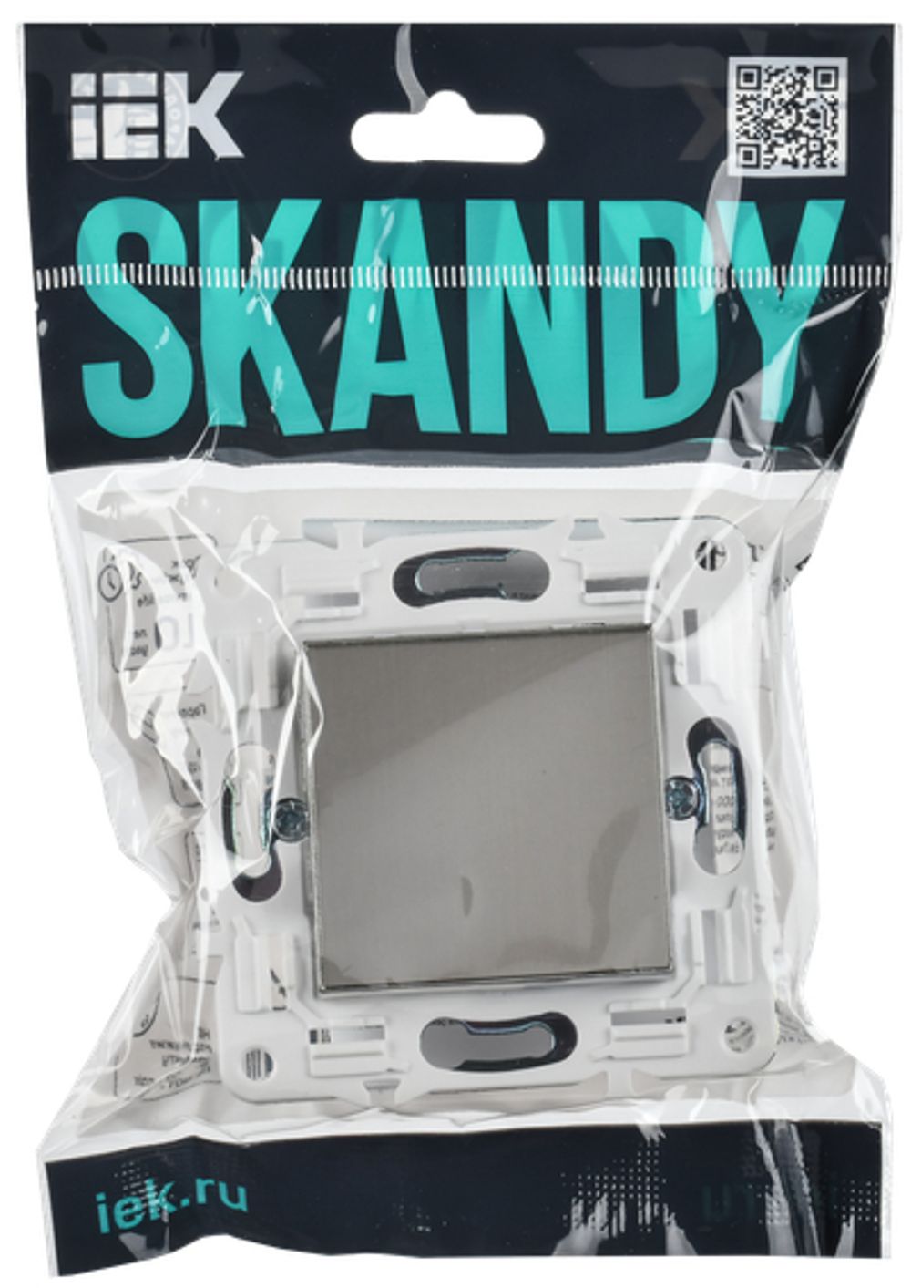 SKANDY Заглушка с суппортом SK-C01N металл никель IEK
