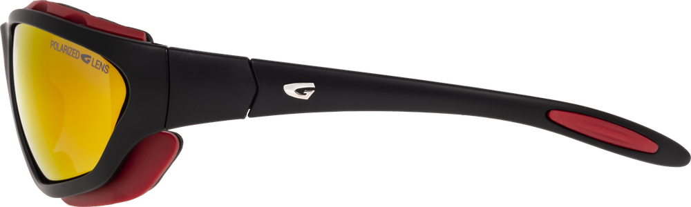 Спортивные очки GOG Mese / Matt Black-Red / Polarized Red Lens