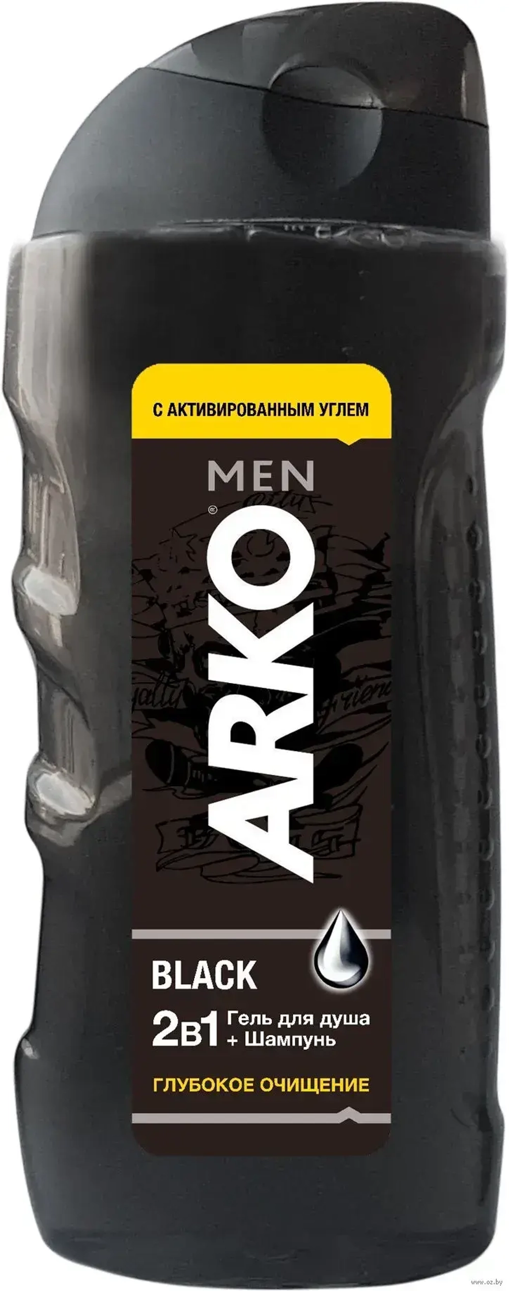 Гель для душа и шампунь ARKO BLACK Men 2в1 260мл