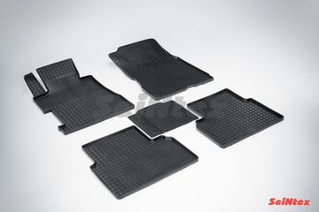 Резиновые коврики в салон Honda Civic VIII седан (2005-2012) "Сетка"