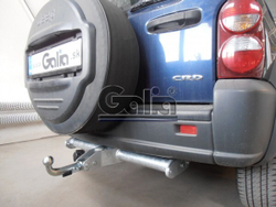 Фаркоп оцинкованный Galia J007A для Jeep Cherokee KJ 2001-2008(паспорт и сертификат в комплекте)(без электрики)