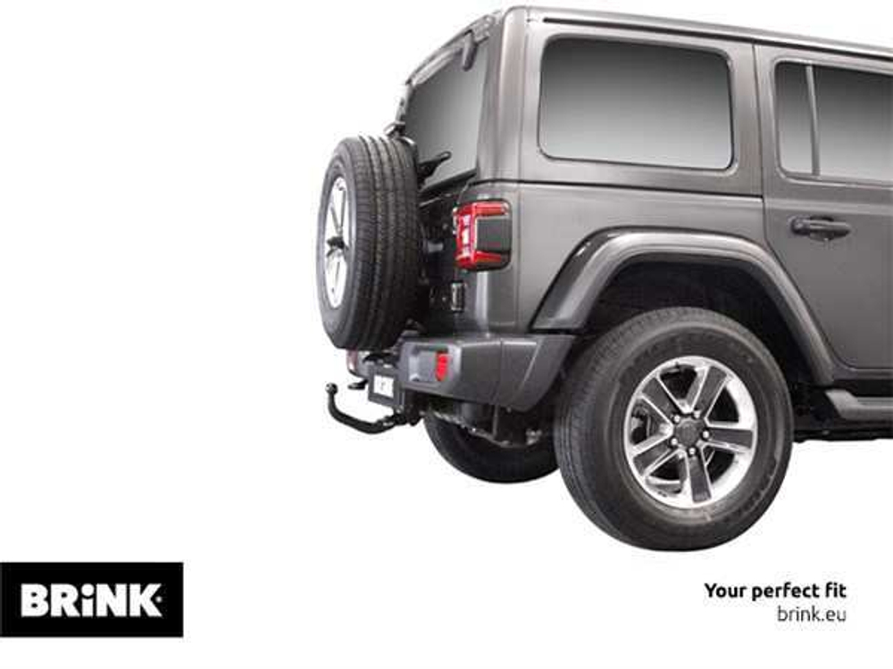 Фаркоп Brink (Thule) 664400 для Jeep Wrangler 2006-(паспорт и сертификат в комплекте)(без электрики)