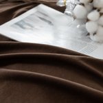 Комплект постельного белья Однотонный Сатин «Кофе с молоком»