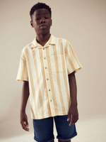 Рубашка для мальчика Next AB7-077, Бежевый, Желтый