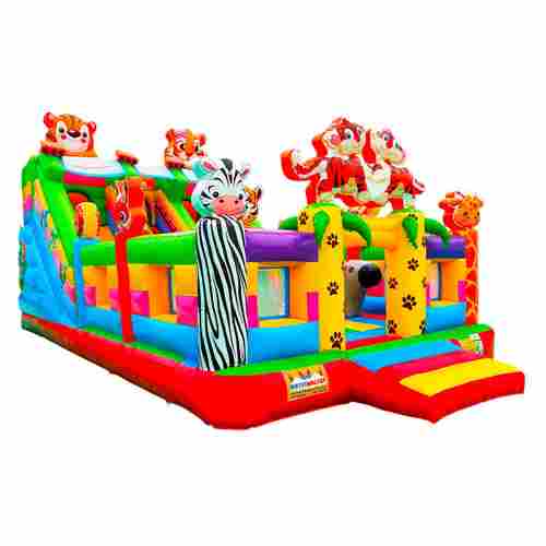 Коммерческий надувной батут «Тигриная страна 4», 9*5*5 м