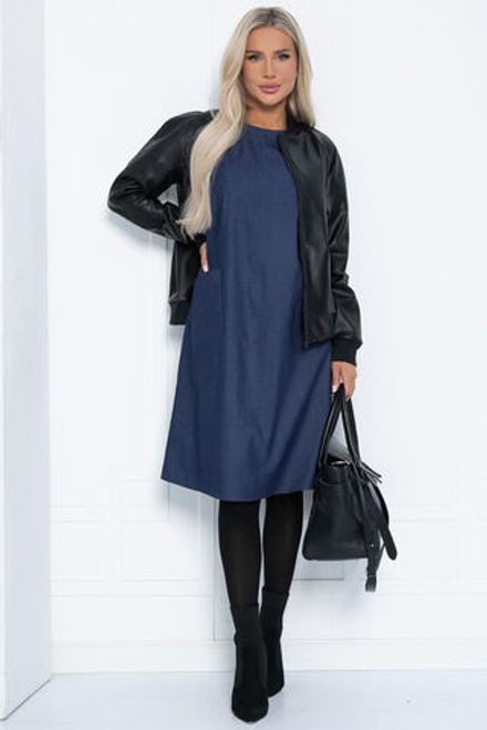 Платье Рита НЬЮ (джинс) П12440-2 LT Collection