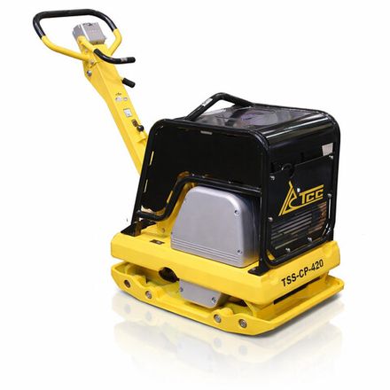 Виброплита реверсивная TSS-CP-420 гидравлика - [425 кг / 50 кН / Honda GX390] бензиновая, электростарт