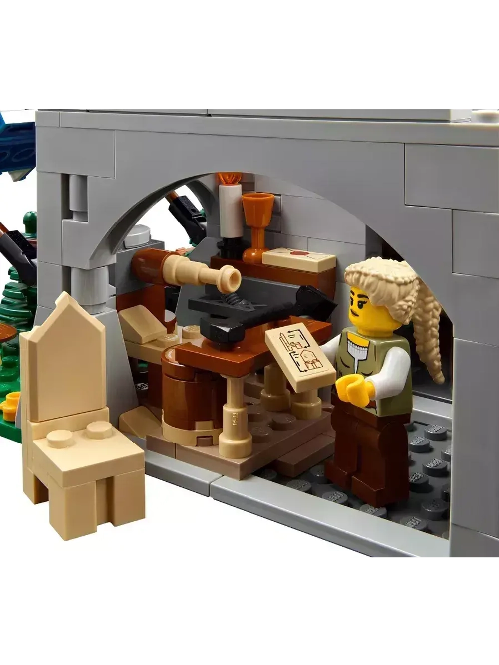 Конструктор Средневековая городская площадь 3304 детали