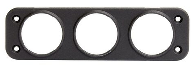 Монтажная панель, врезной монтаж, три гнезда (10264233)