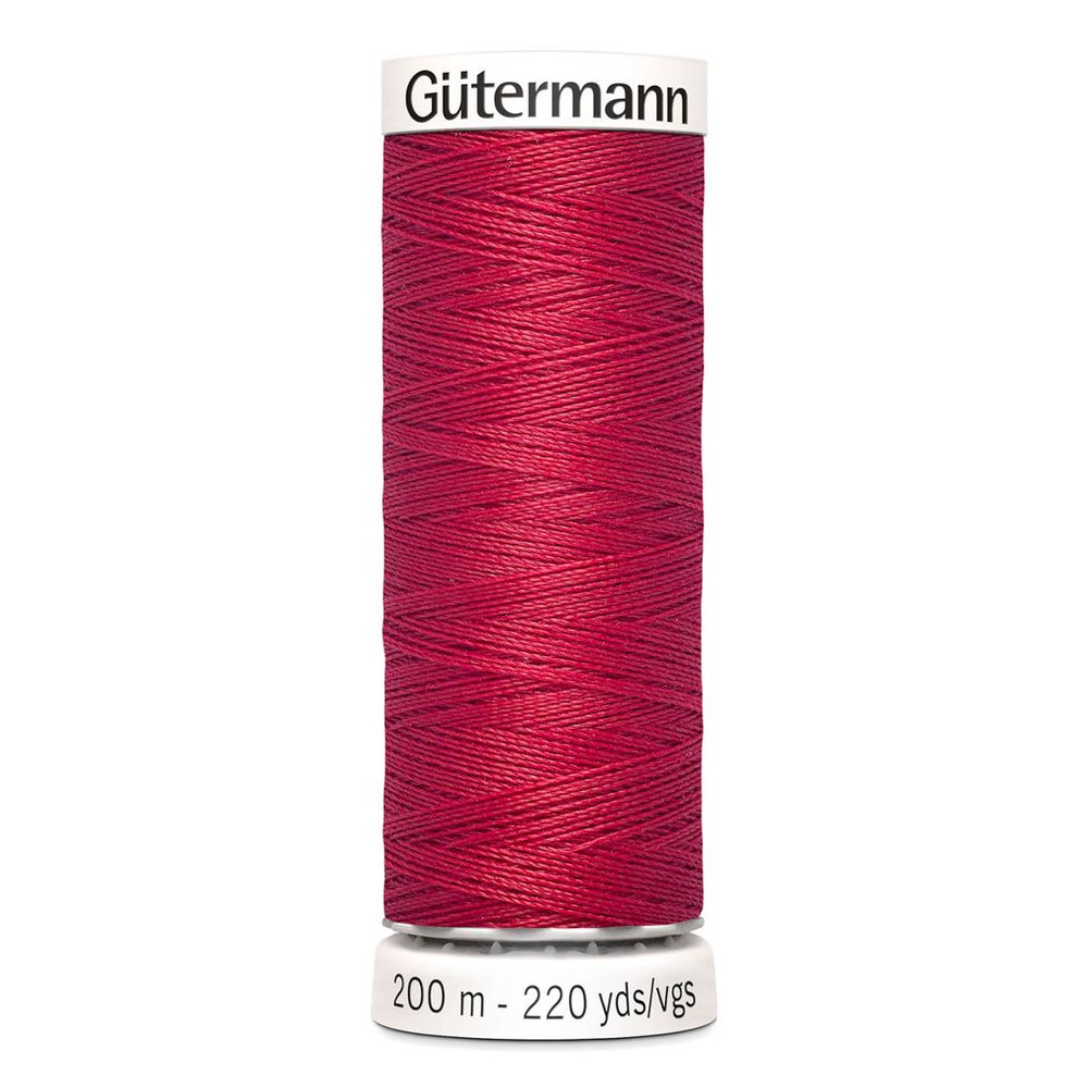 Нитки универсальные Gutermann Sew-all 100 (200 метров), 5 кат. | 383 малиново-красный