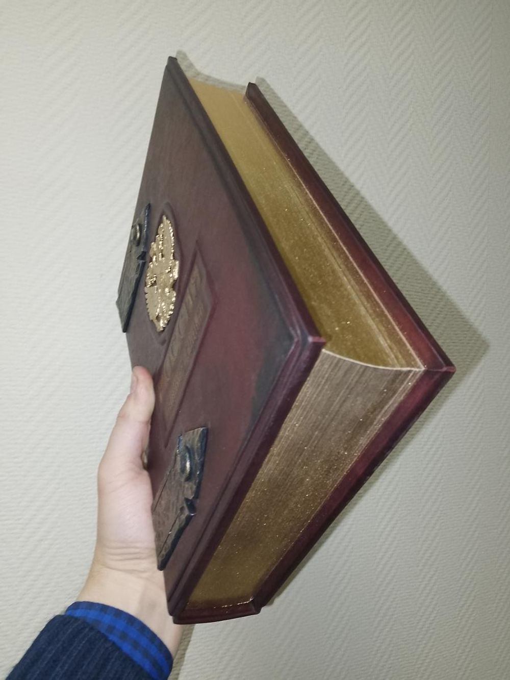 "Россия. Великая судьба" Книга подарочная в кожаном переплете и с трехсторонним золотым обрезом