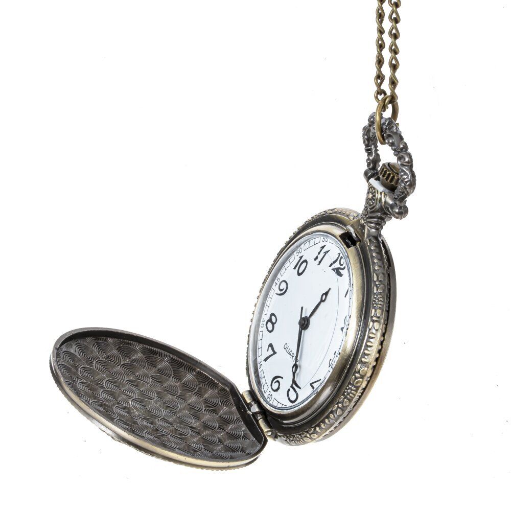 GAEM Часы карманные декоративные на цепочке, L5 W7 H1,5 см, (1xLR626 не прилаг.)