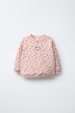 ZARA ТОЛСТОВКА С ЦВЕТОЧНЫМ ПРИНТОМ, РАЗНОЦВЕТНЫЙ