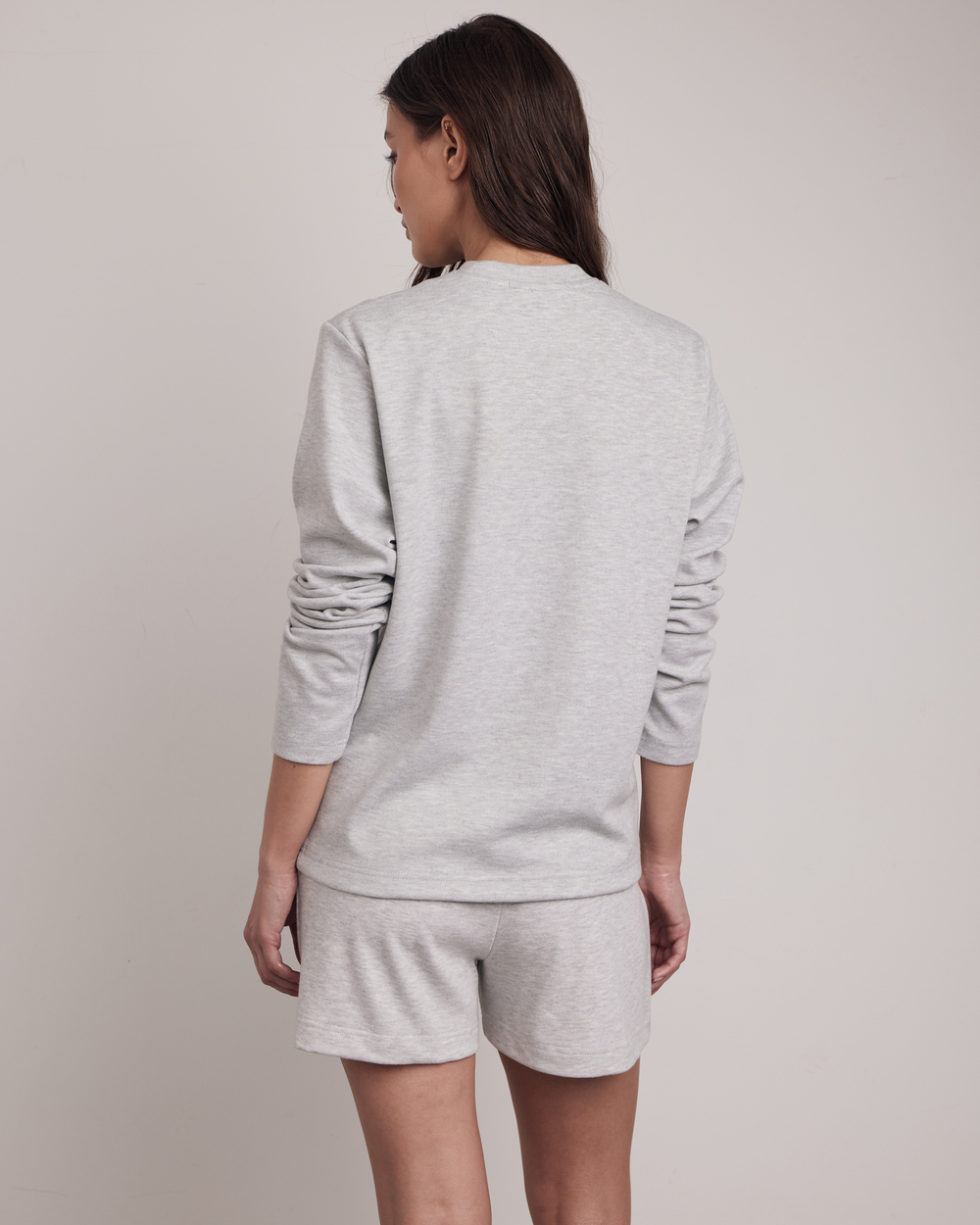 Лонгслив Soft Long-sleeve in Grey Melange