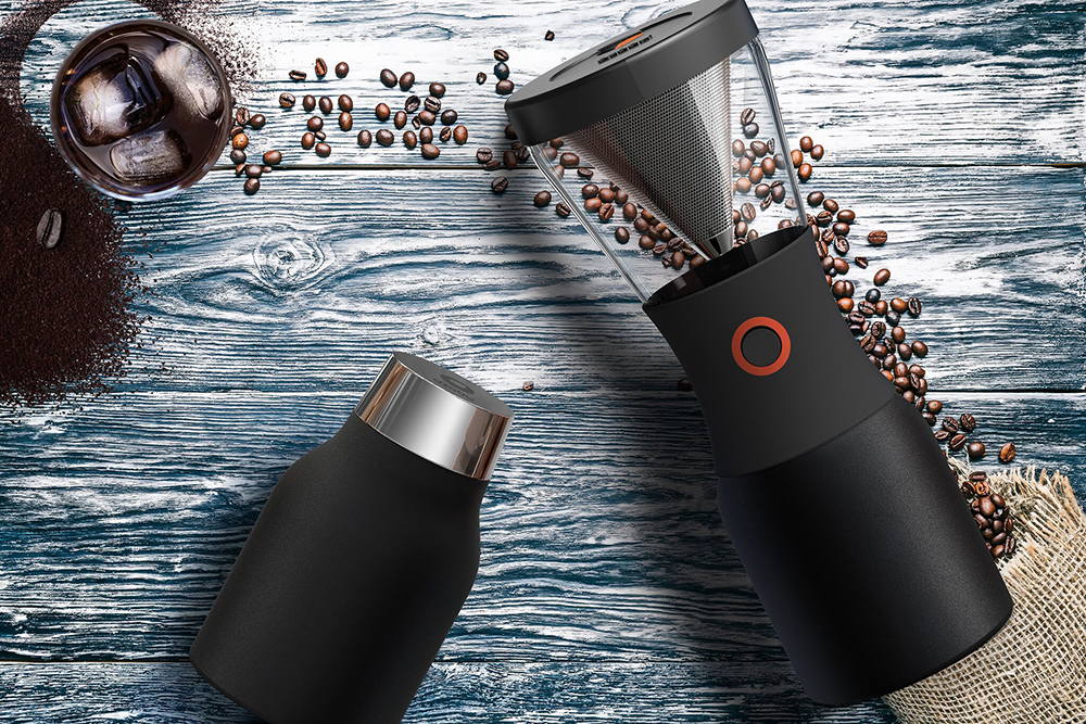 Кофеварка портативная Asobu Cold Brew (1 литр), черная