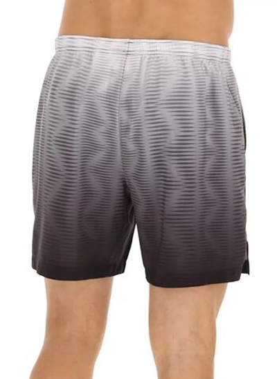 Мужские теннисные шорты Lotto Top IV Short7 2 - all black/bright white