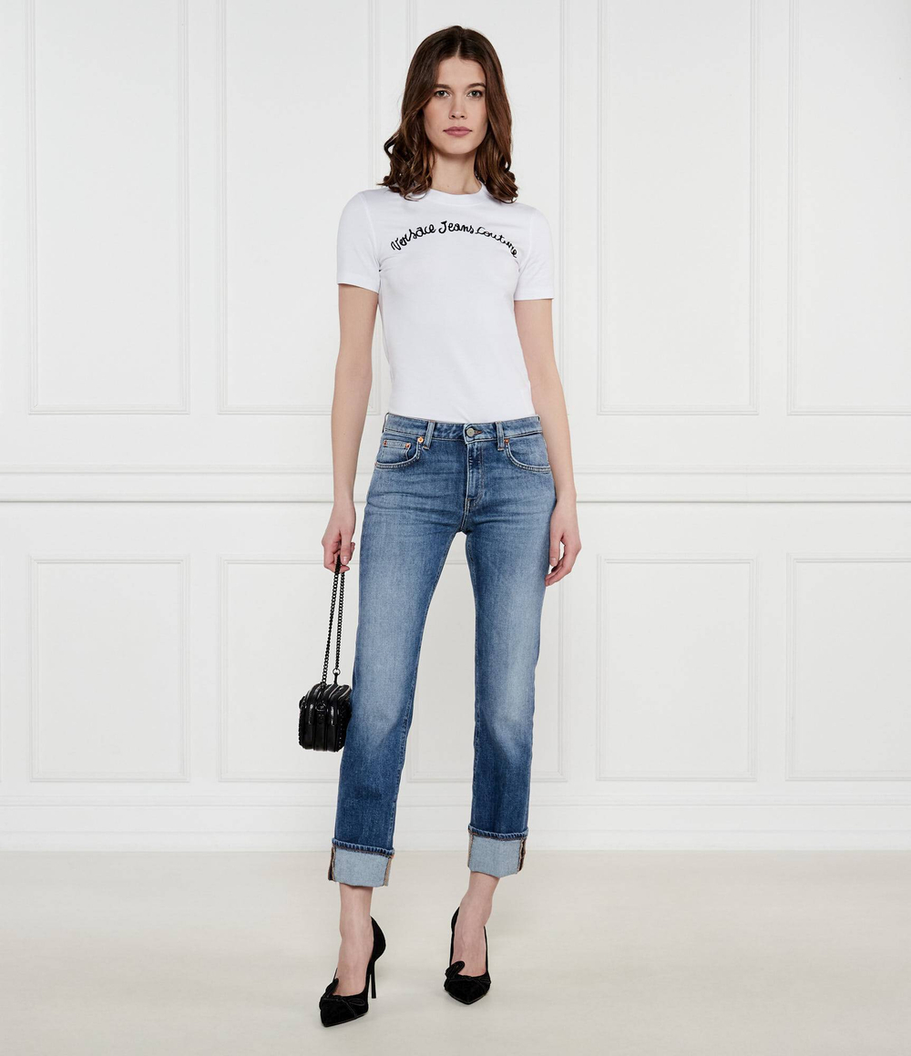 Футболка Versace Jeans Couture - белый(78HAHC08CJ02C)