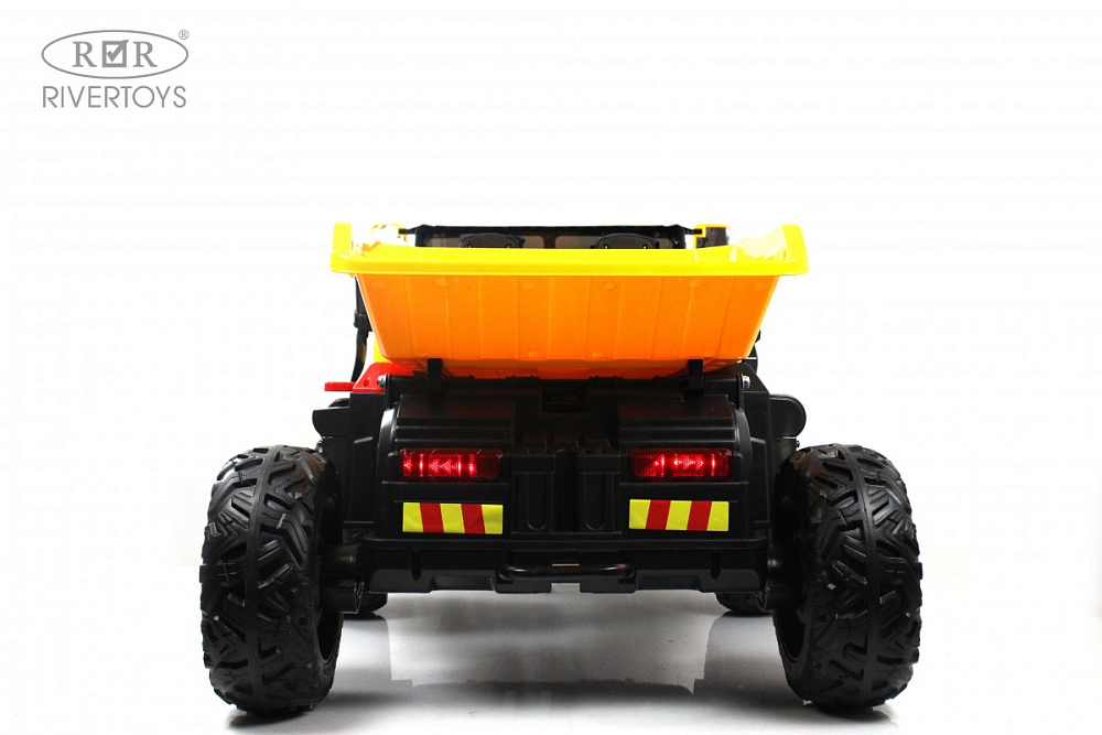 Детский электромобиль RiverToys K777AM желтый