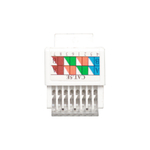 Модуль Keystone RJ45,  cat. 5e,  UTP,  90 град.,  белый