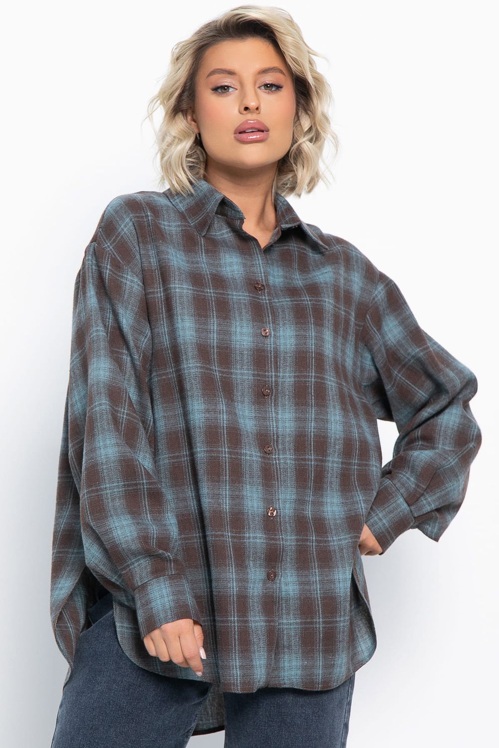 Рубашка Дэлли (шоколад) Б15108-7М LT Collection