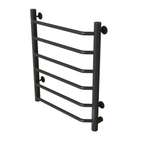 Полотенцесушитель MIXLINE MIRA  80х50 (таймер, 253 Вт, 6 перекладин) электрический ГРАФИТ