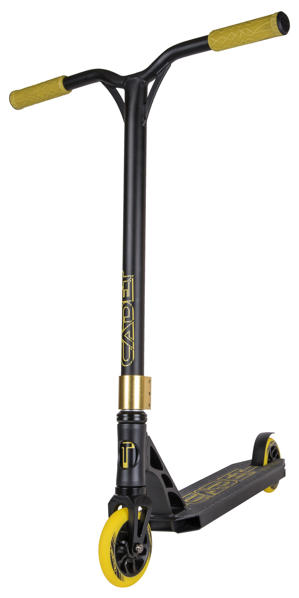 Самокат трюковой Cadet black/yellow,черный/желтый