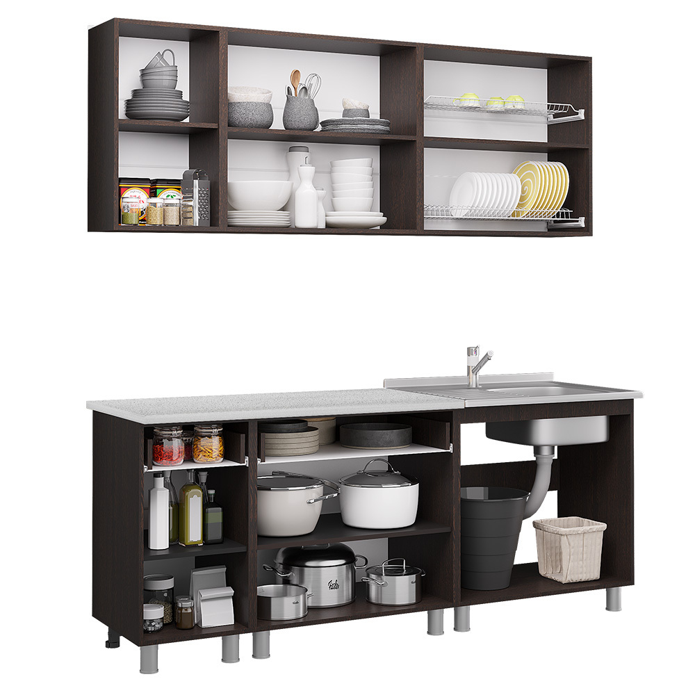 Кухня Монтана 2,0, Венге, Дуб сонома