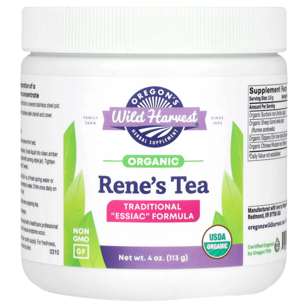 Oregon's Wild Harvest, Органический чай Rene's, 113 г (4 унции)