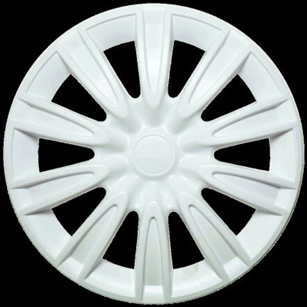 Колпак колеса R14 Торнадо белый (в мешке 4 упак) (LION)