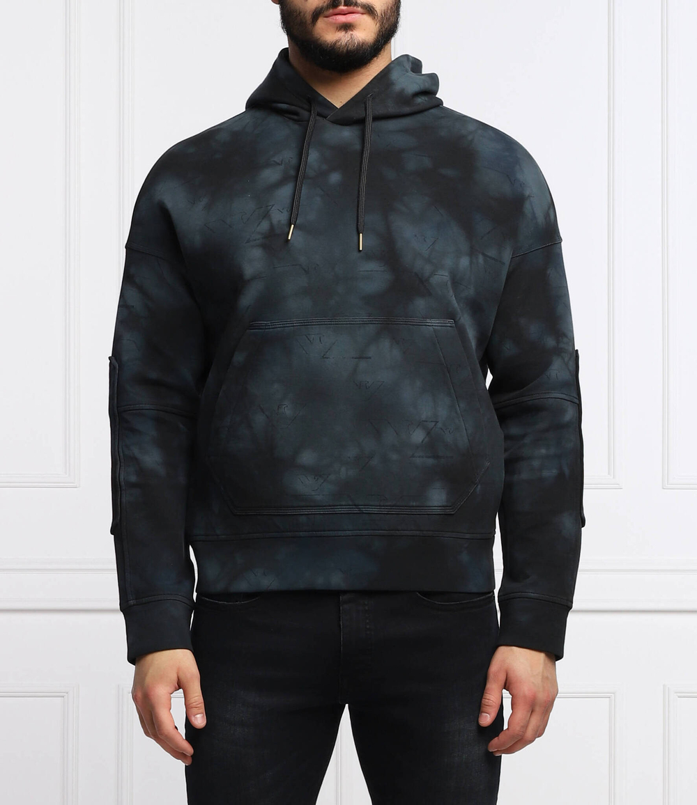 Худи Emporio Armani - черный(3L1MFU 1JHSZ)