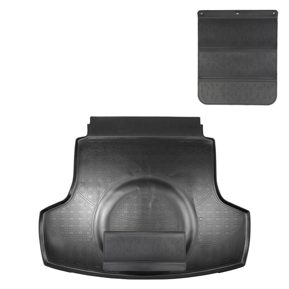 Коврик в багажник Norplast/Unidec для Hyundai Sonata VIII в кузове DN8 SD (2019-), Черный, арт.NPA00-T31-630-APP