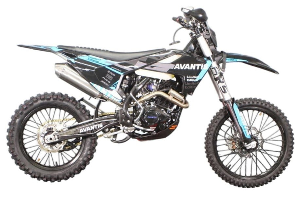 Мотоцикл кроссовый эндуро AVANTIS 250 Carb Exclusive (CB250-F/172FMM Design HS черный) ARS