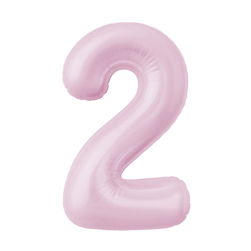 Цифра 2 Slim Зефирный 40" Agura